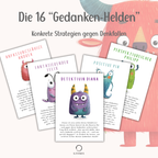 Gedankenfallen erkennen & überwinden: Therapiekarten und Übungen für Kinder | PDF Download