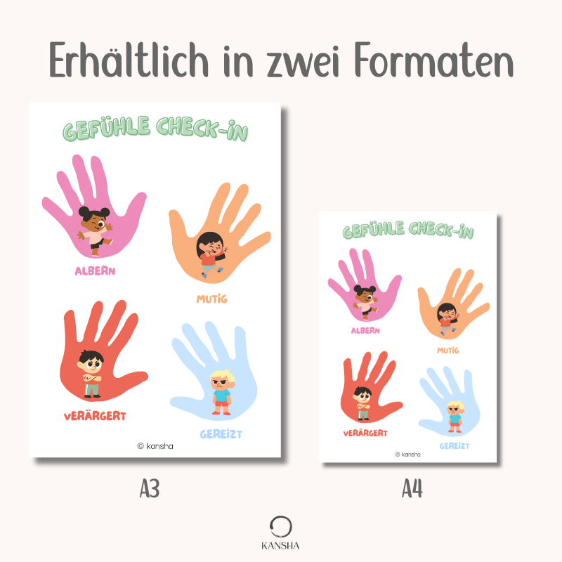 Gefühle Check-In für Kinder (ab 3 Jahren) | PDF Download