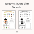 Gefühle Check-in Arbeitsblatt für Kinder (6–12 Jahre) – Achtsamkeit & Emotionale Regulation | PDF Download