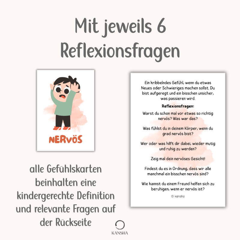 Gefühlskarten für Kindergartenkinder | PDF Download