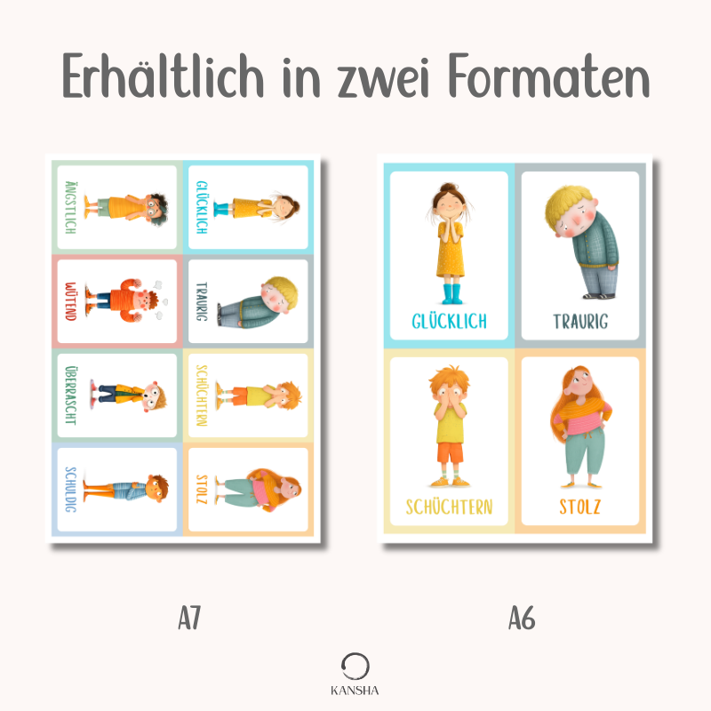 Gefühlskarten für Schulkinder| PDF Download
