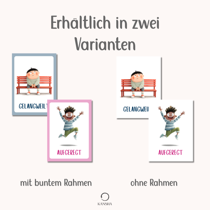 Gefühlskarten für Schulkinder| PDF Download