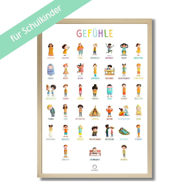 Gefühlsposter für Schulkinder | PDF Download