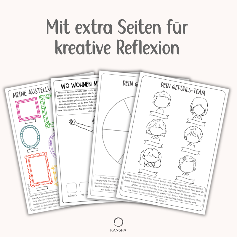 Das Gefühlsrad Mitmachbuch & Poster für Kinder | PDF Download