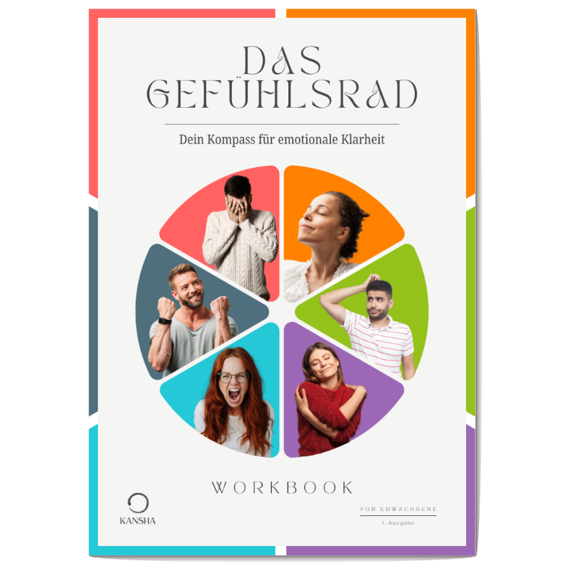 Titelblatt des Gefühlsrad Arbeitshefts für Erwachsene