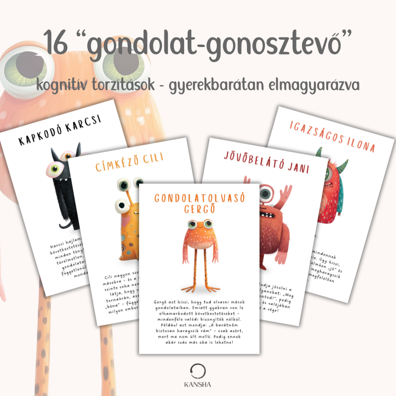 Gondolati csapdák felismerése és átalakítása: Pszichológiai kártyacsomag gyerekeknek | PDF letöltés