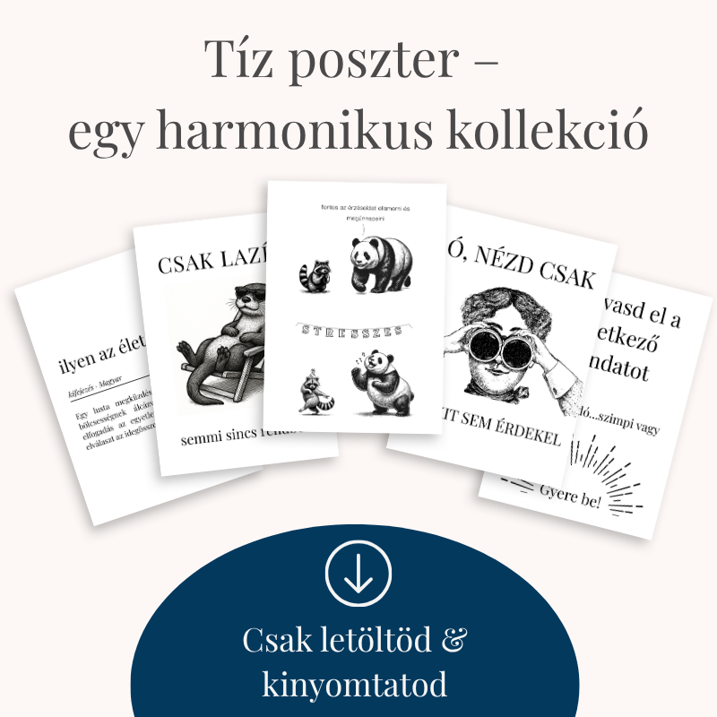 Szarkasztikus Pszichológia Poszter Szett – 10 vicces falikép mentális egészség humorral | PDF letöltés