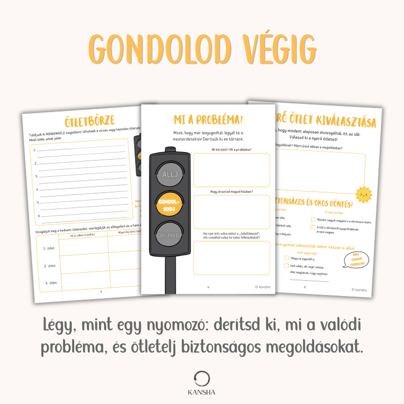 Impulzuskontroll és problémamegoldás jelzőlámpa-módszerrel - munkafüzet gyerekeknek | PDF letöltés