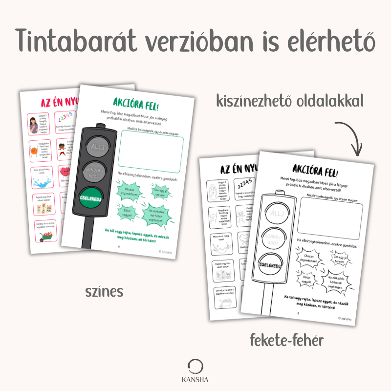 Impulzuskontroll és problémamegoldás jelzőlámpa-módszerrel - munkafüzet gyerekeknek | PDF letöltés