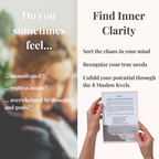Find inner clarity with the Maslows Pramie of Needs Selh-help Workbook