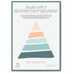 Titelblatt des Maslows Bedürfnispyramide Workbboks für Erwachsene
