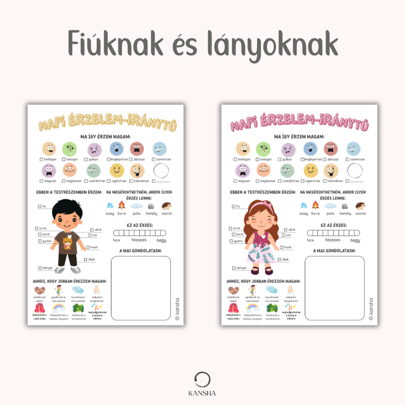 Napi érzelemjelentés feladatlap gyerekeknek (6–12 éveseknek) – érzelmi intelligencia fejlesztéséhez | PDF letöltés