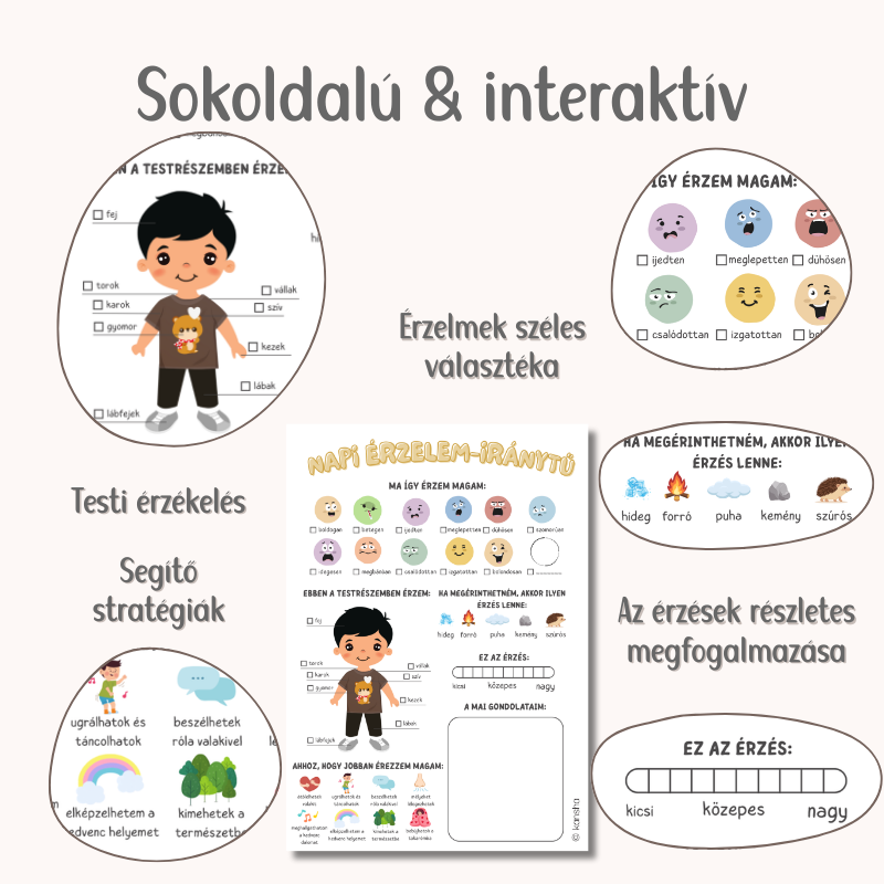 Napi érzelemjelentés feladatlap gyerekeknek (6–12 éveseknek) – érzelmi intelligencia fejlesztéséhez | PDF letöltés