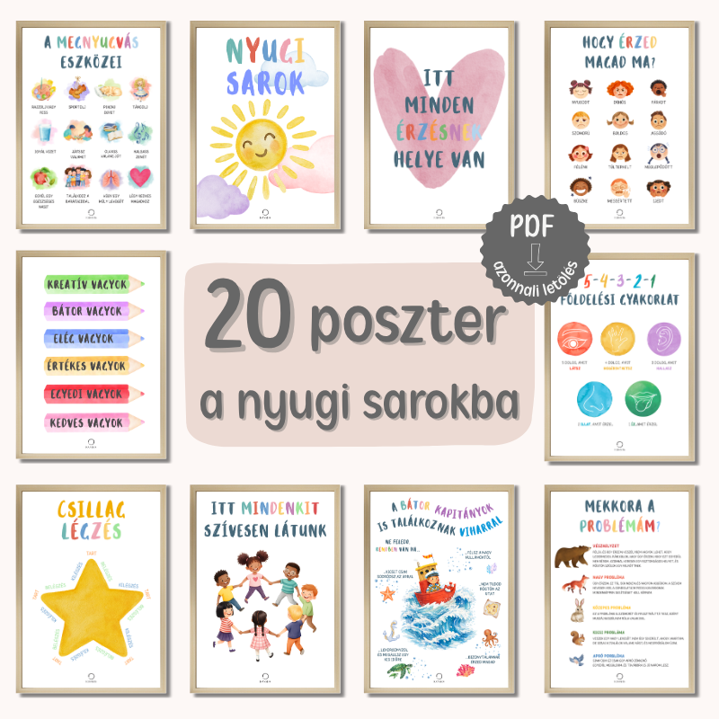 Nyugi sarok poszter szett gyerekeknek | PDF letöltés
