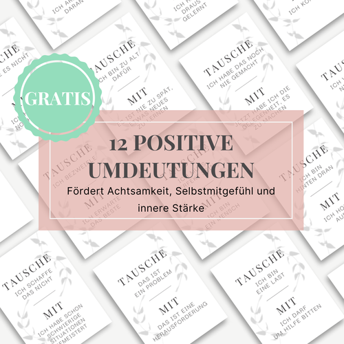 Beispielseiten von 12 positiven Umdeutungen