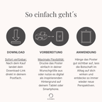 Anleitung, wie die digitalen Poster genutzt werden