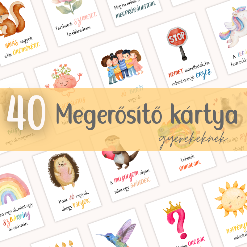 Pozitív megerősítő kártyák gyerekeknek | PDF letöltés