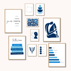 Inspirational Psychology Poster Set – Minimalistic Edition | PDF Download