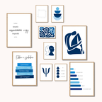 Inspirational Psychology Poster Set – Minimalistic Edition | PDF Download