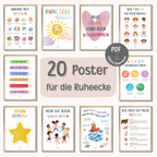 Ruheecke Poster-Set für Kinder | PDF Download