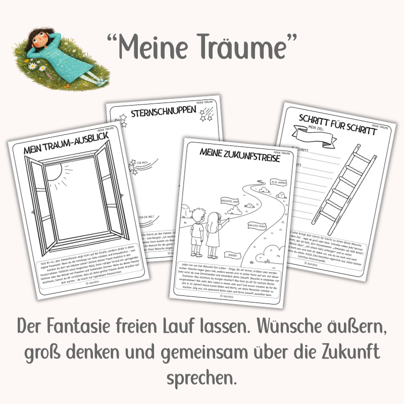 Kunsttherapie-Mitmachbuch für Kinder – Achtsamkeit, Empathie & Selbstliebe | PDF Download