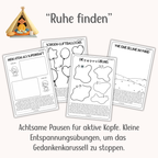 Kunsttherapie-Mitmachbuch für Kinder – Achtsamkeit, Empathie & Selbstliebe | PDF Download