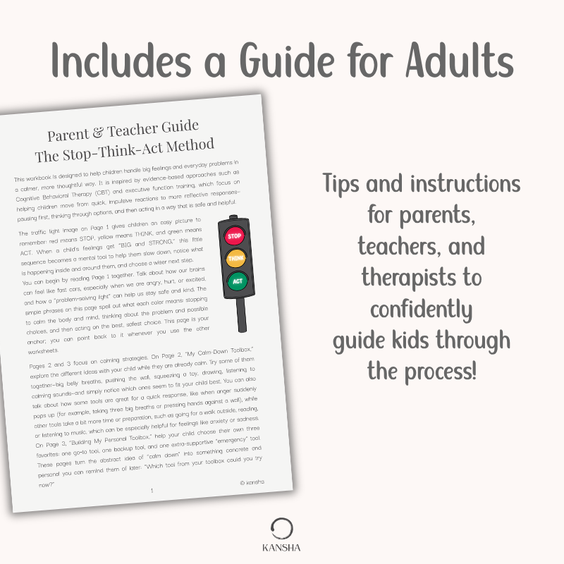 Impulse Control and Problem Solving with the Traffic Light Method | PDF Download