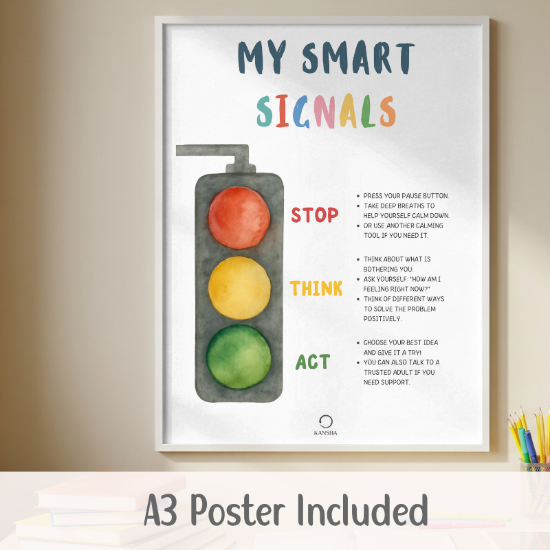 Impulse Control and Problem Solving with the Traffic Light Method | PDF Download