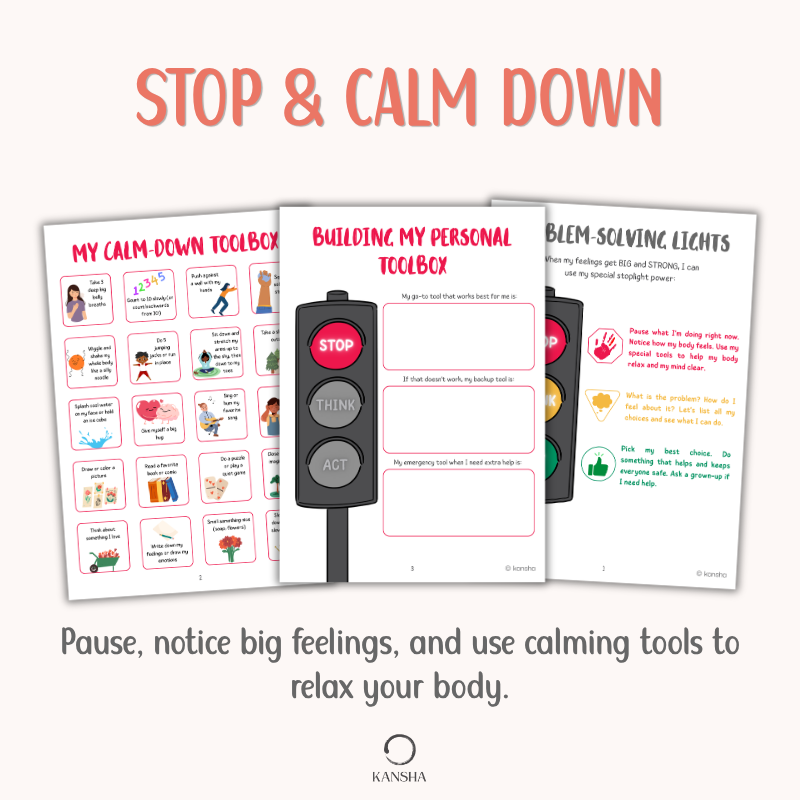 Impulse Control and Problem Solving with the Traffic Light Method | PDF Download