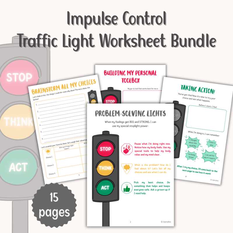Impulse Control and Problem Solving with the Traffic Light Method | PDF Download