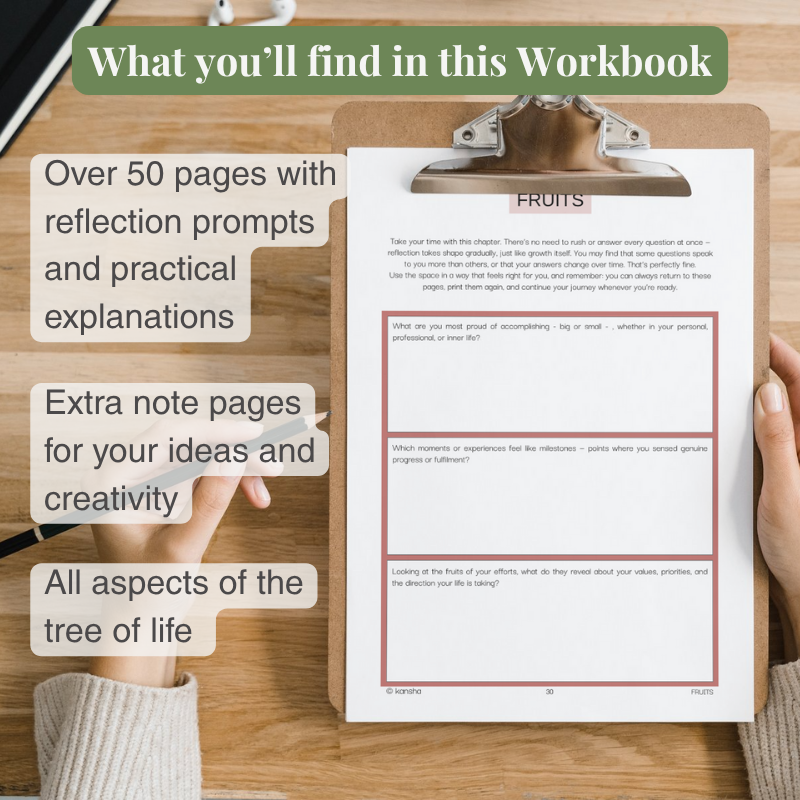 Tree of Life Self-Reflection Workbook - A Path to Self-Discovery and Growth | PDF Download
