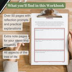 Tree of Life Self-Reflection Workbook - A Path to Self-Discovery and Growth | PDF Download