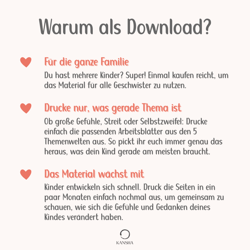 Kunsttherapie-Mitmachbuch für Kinder – Achtsamkeit, Empathie & Selbstliebe | PDF Download