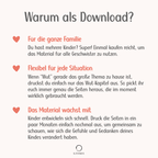 Das Gefühlsrad Mitmachbuch & Poster für Kinder | PDF Download